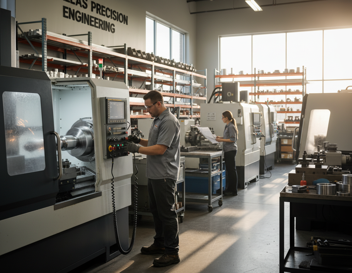 CNC lathe machining Dallas