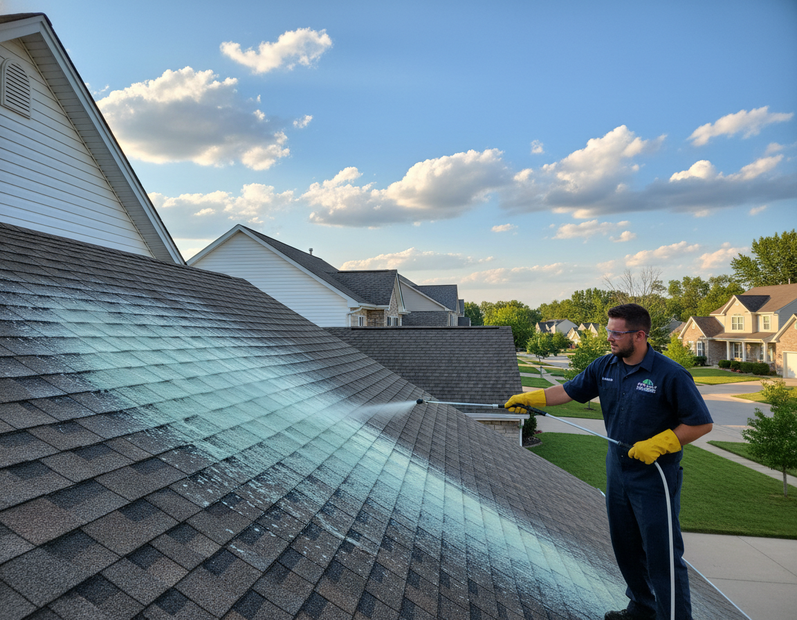 Roof Cleaning In Upper Arlington